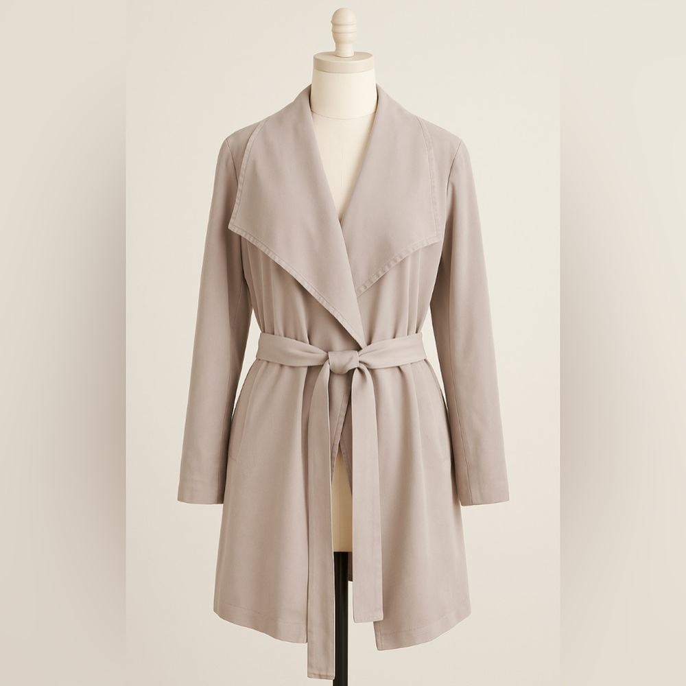 Club Monaco Dove Grey Trench Coat